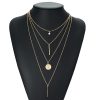 Pam Multi-layer Crystal Pendant Necklace for women - Kito City Jewelry